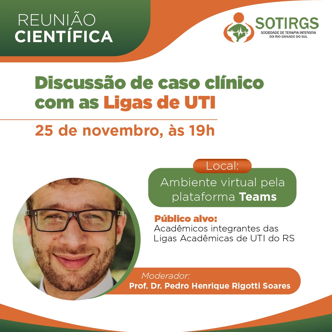 Discussão de caso clínico com Ligas de UTI